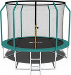 Trampolina Ogrodowa Premium dla dzieci 312cm (10FT) z Siatką Wewnętrzną i Drabinką