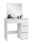 Cosmetic dressing table with mirror