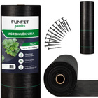 MOCNA AGROWŁÓKNINA MATA ANTYCHWASTOWA 1,1x100m 70g/m² CZARNA AGROTKANINA