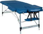 Stół, łóżko do masażu 2-segmentowe aluminiowe XXL