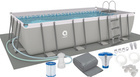 Swimming pool metal frame 549x305x122cm SET 18w1