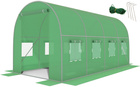 Tunel Foliowy ZIELONY z oknami - 10m2 = 400*250*200