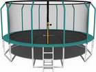 Garden Trampoline PREMIUM for Children 490cm (16FT) with Inner Net and Ladder