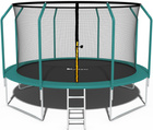 Trampolina Ogrodowa Premium dla dzieci 404cm (13FT) z Siatką Wewnętrzną i Drabinką