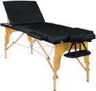 Table, massage bed 3-section wood XXL