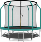 Garden Trampoline PREMIUM for Children 252cm (8FT) with Inner Net and Ladder