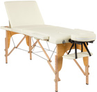 Stół, łóżko do masażu 3-segmentowe drewniane